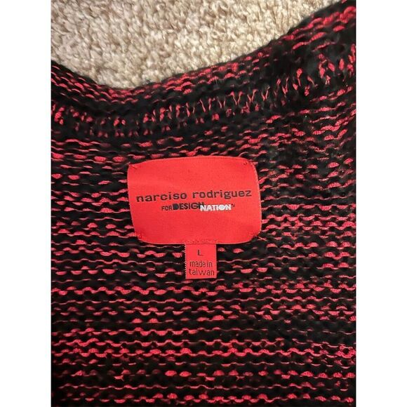 Narciso Rodriguez Women's L Multicolor Belted Cardigan Sweater - Picture 3 of 7